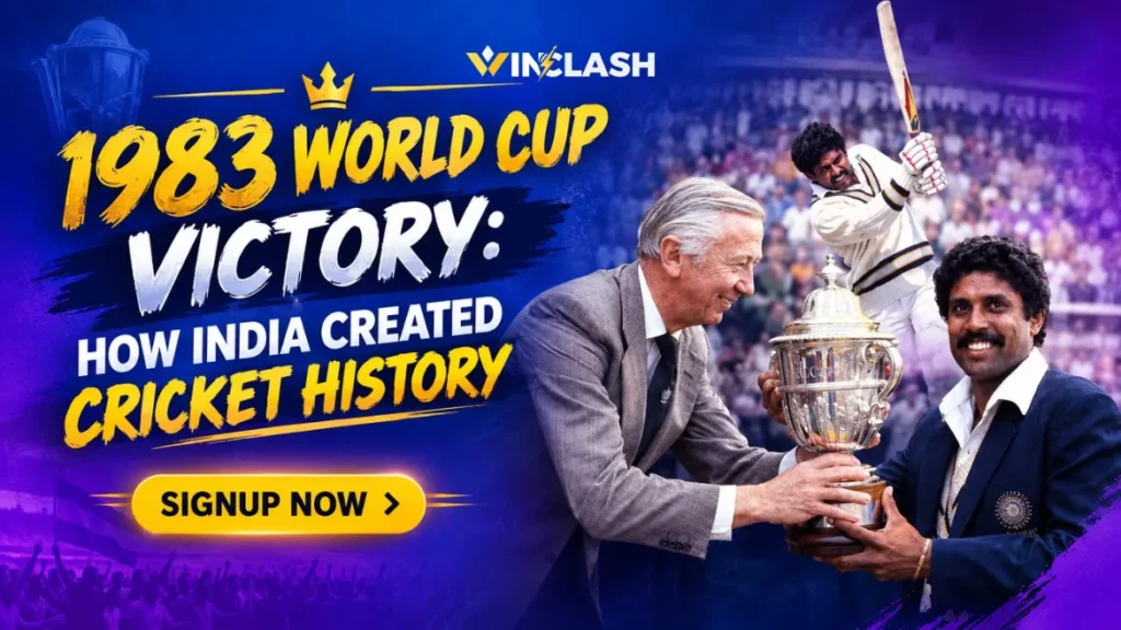 1983 World Cup Victory How India Created Cricket History