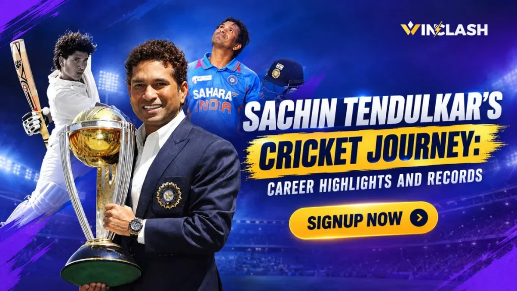 Sachin Tendulkar’s Cricket Journey Career Highlights and Records